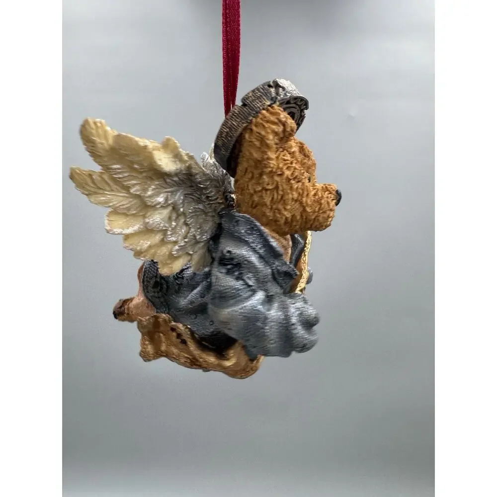 1995 Boyds Bears Celestina Peace Angel Bear Christmas Ornament